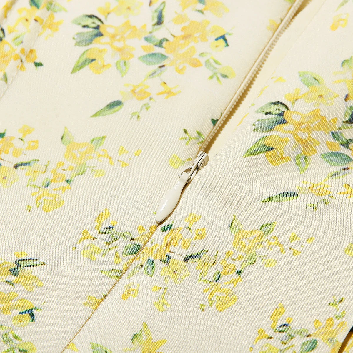 V Neck Puff Sleeve Dress - Liria - Image 6