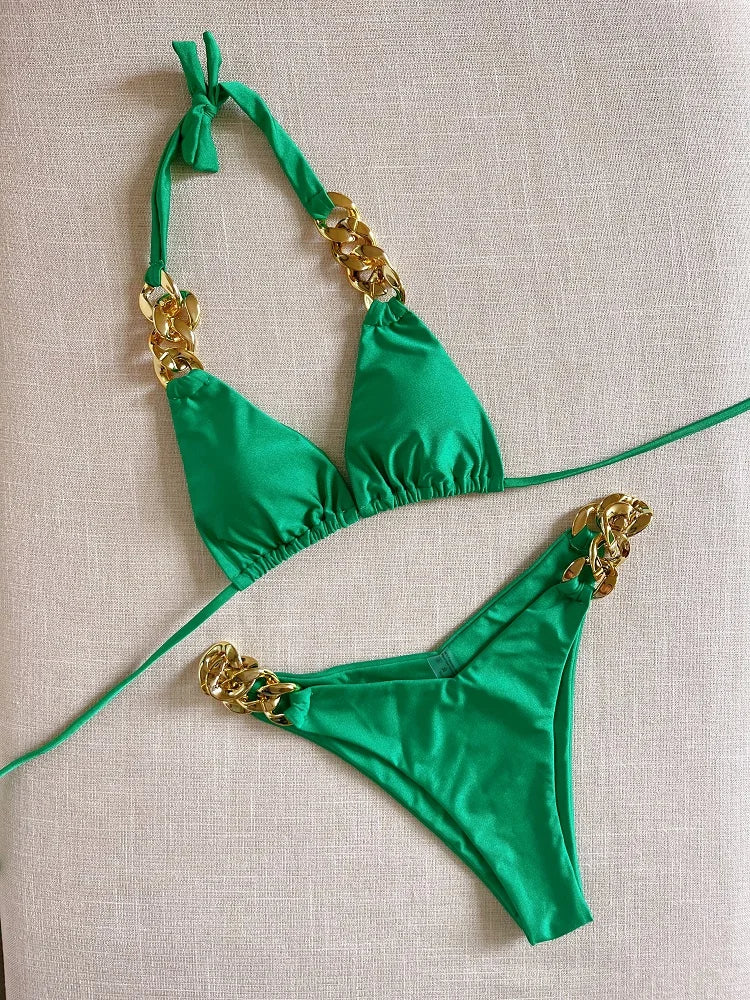 Chain Detail Bikini - Becky