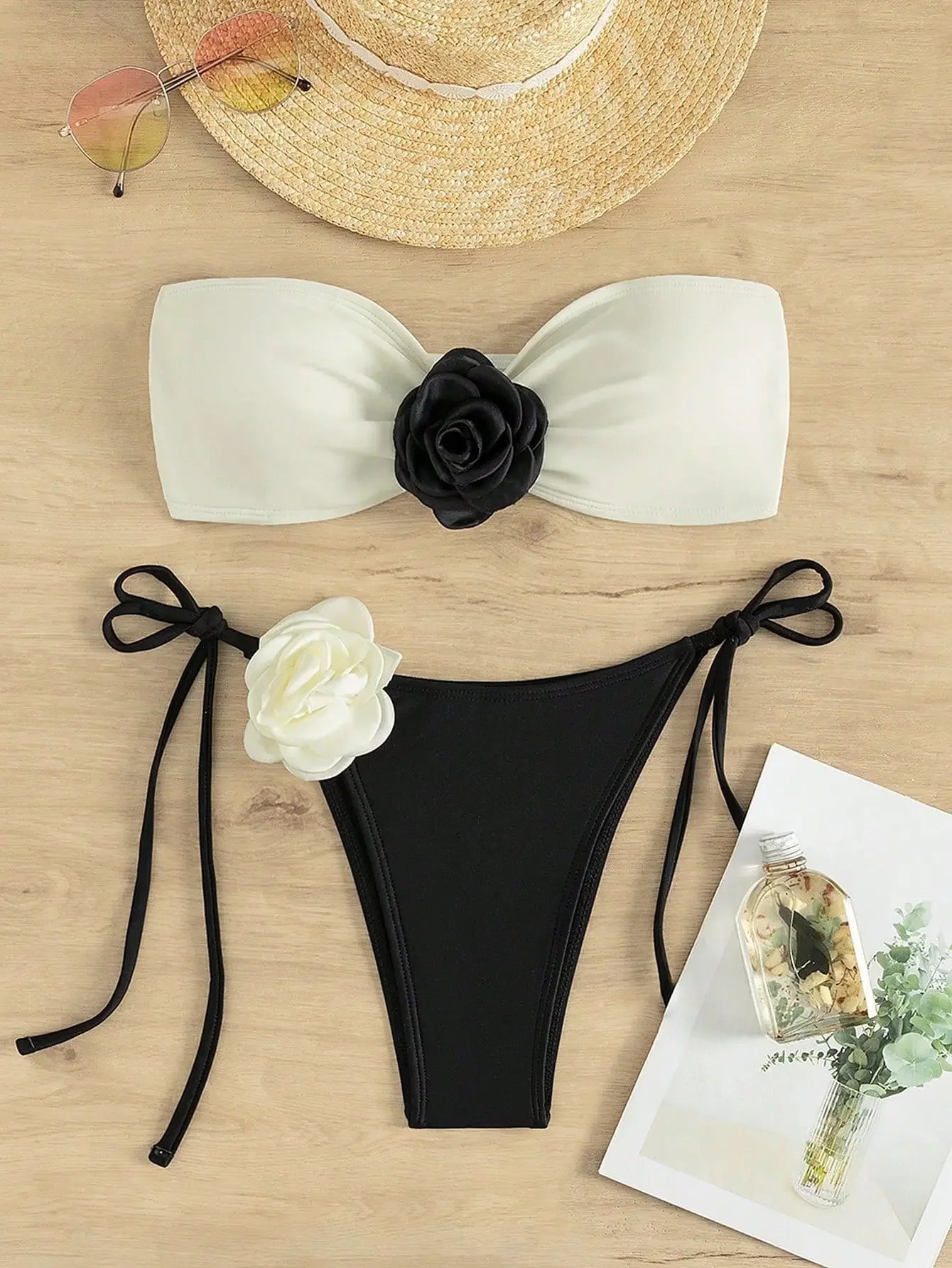 3D Floral Bikini Set - Krisna - Image 4