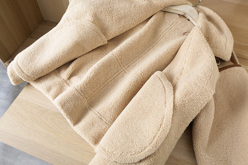 Thick Suede Wool Jacket - Finn - Image 3