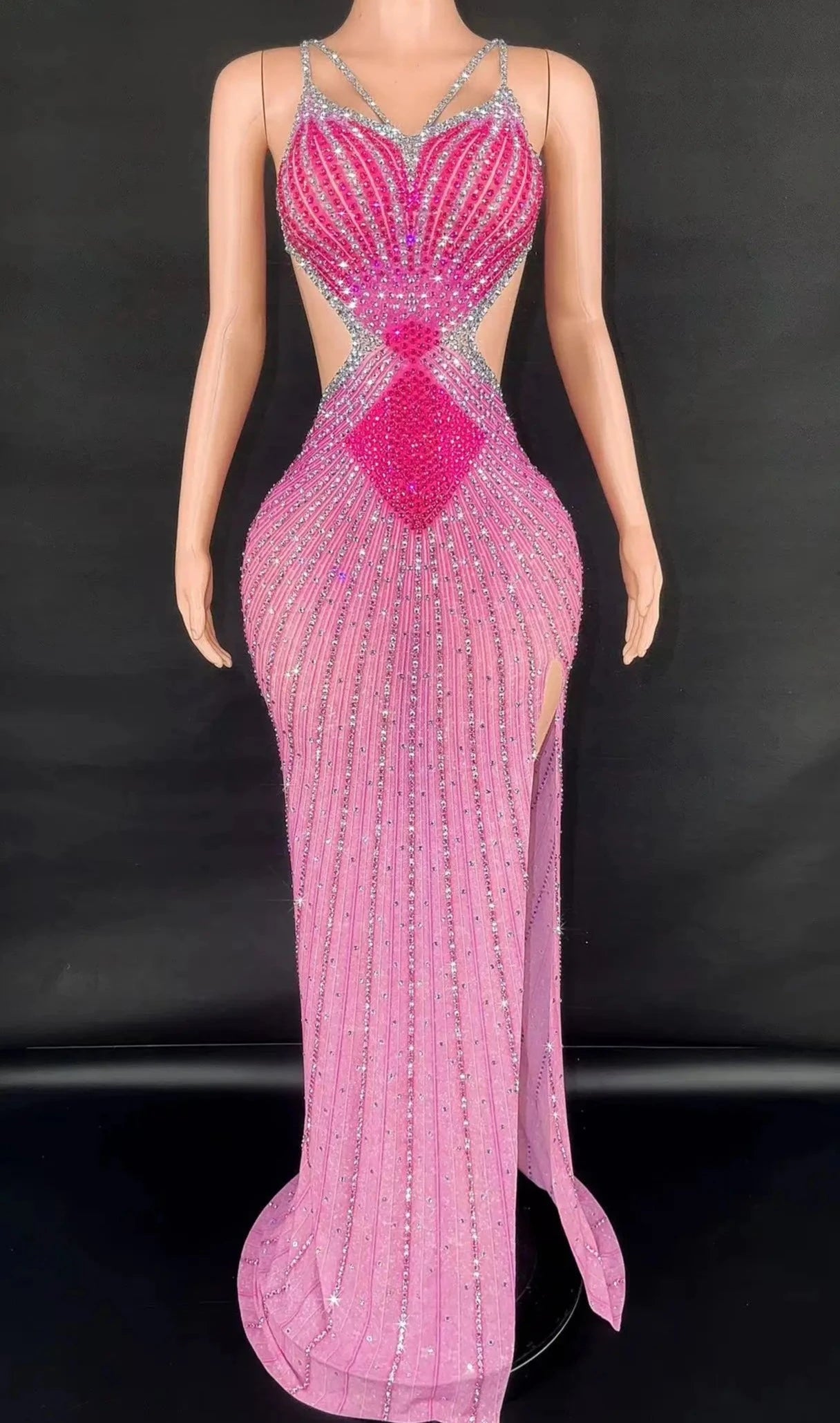 Rhinestone Sexy Dress - Bexlei - Image 3