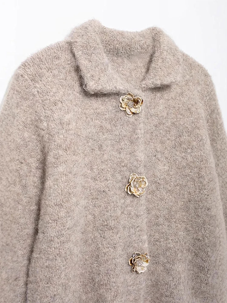 Single Breasted Knit Cardigan - Tessy - Image 5