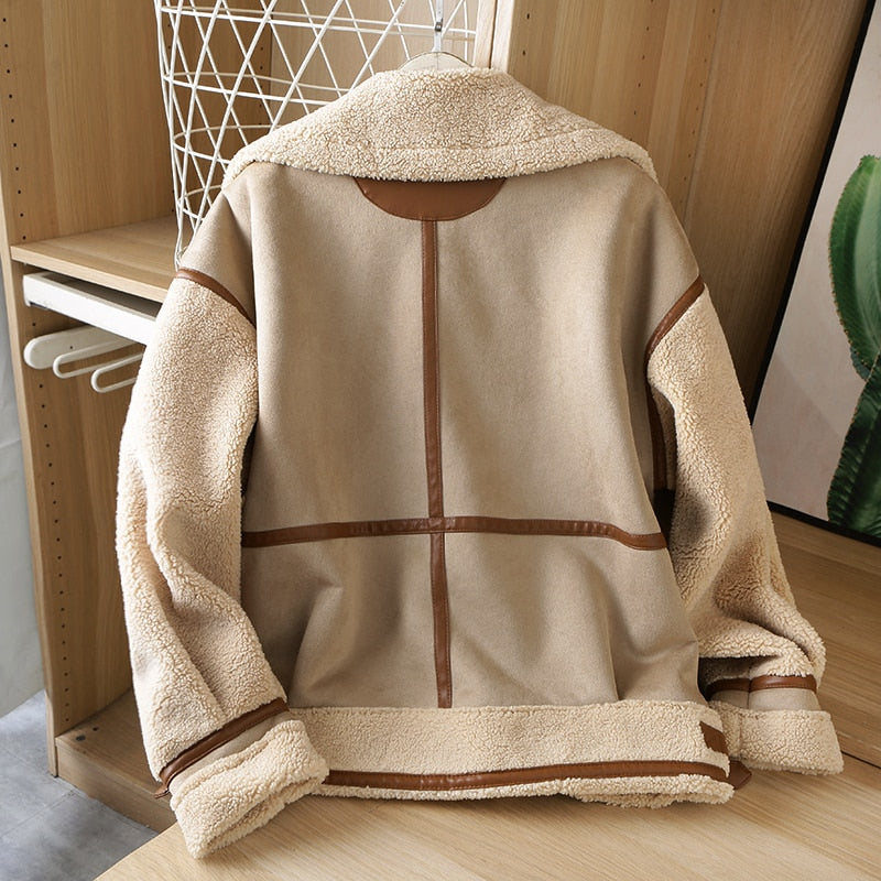 Thick Suede Wool Jacket - Finn - Image 9
