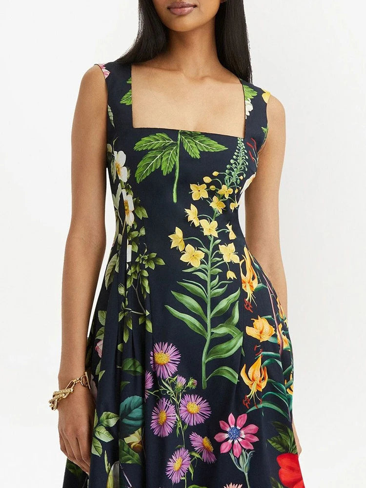 Floral Print Dress - Perla - Image 4