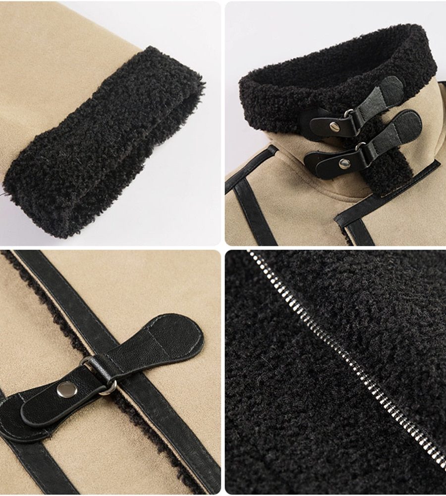 Lamb Wool Overcoat Jacket - Cora