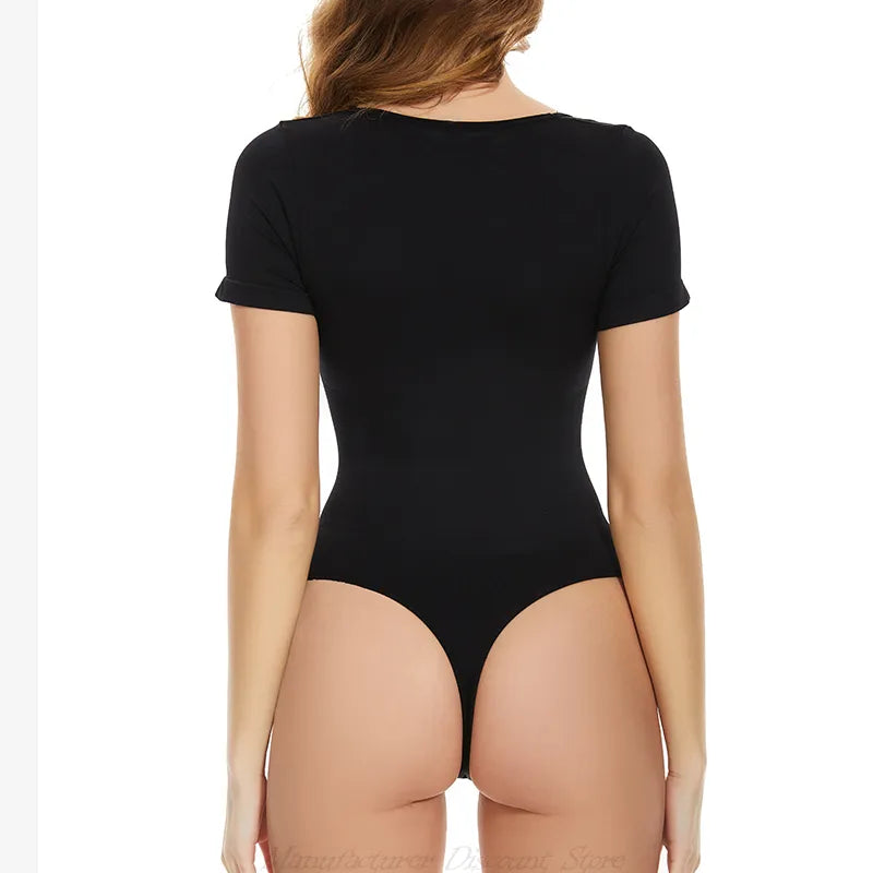 Seamless Ribbed Shaperwear Bodysuits - Dalia - Image 2