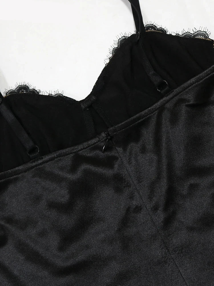 Rhinestones High Split Dress - Claire - Image 12