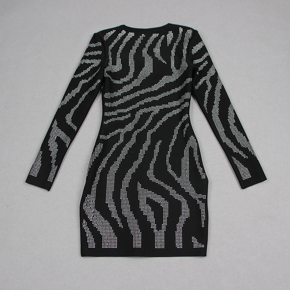 Long Sleeve Buttons Dress - Isha - Image 12