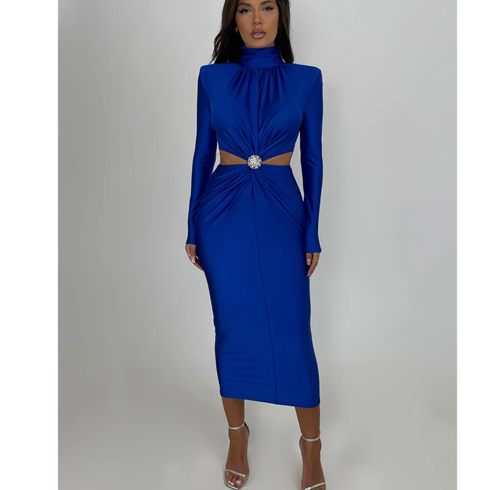 Hollow Out Diamond Dress - Olga - Image 3