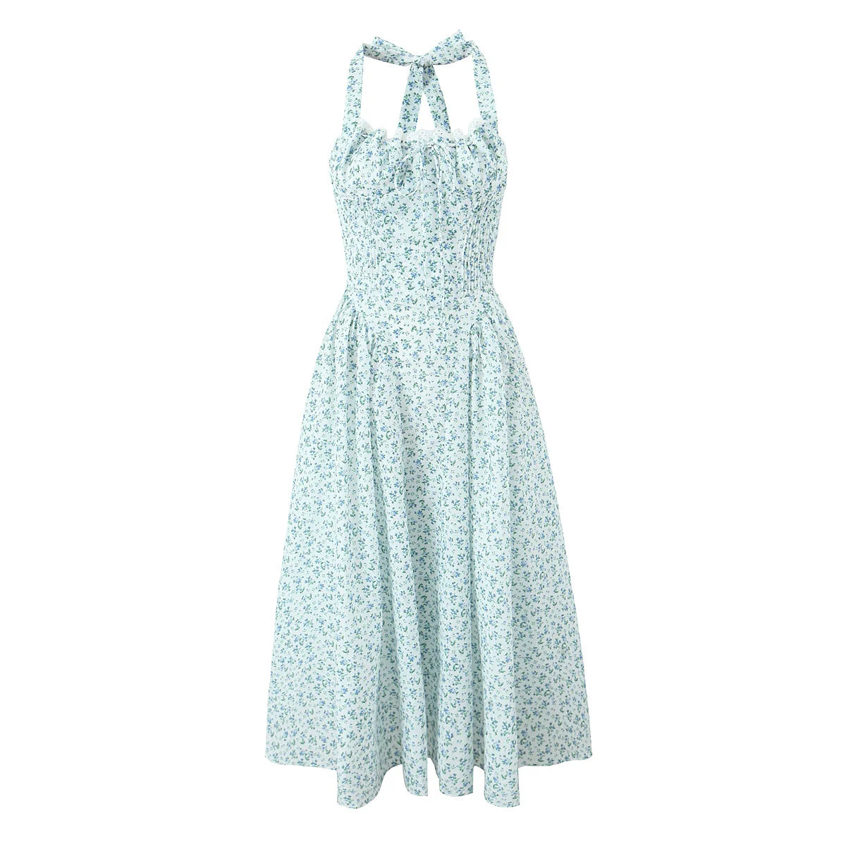 A Line Pleated Dress - Lily - Image 15