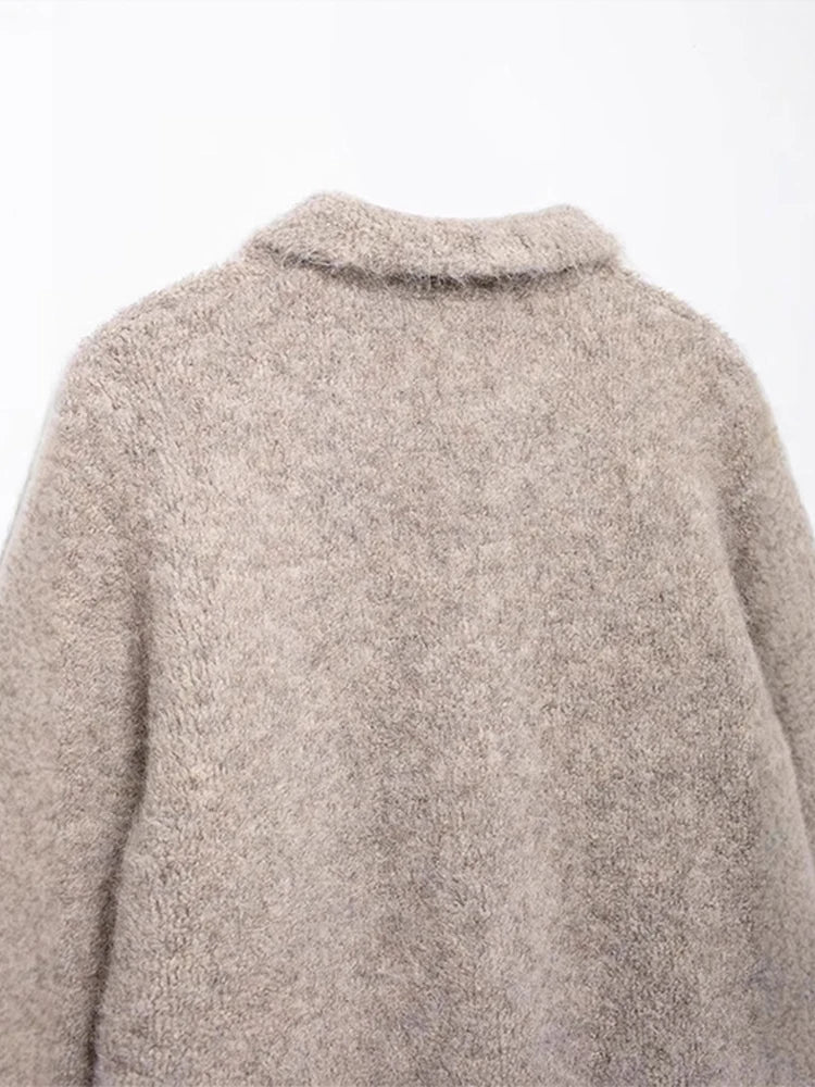 Single Breasted Knit Cardigan - Tessy - Image 6