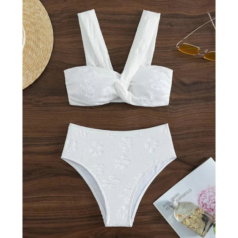 Textured High Waist Bikini - Paola - Image 5