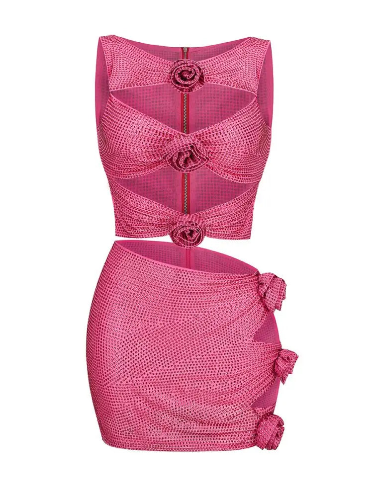 Luxury Sparkly 3D Flower Set - Mira - Image 9