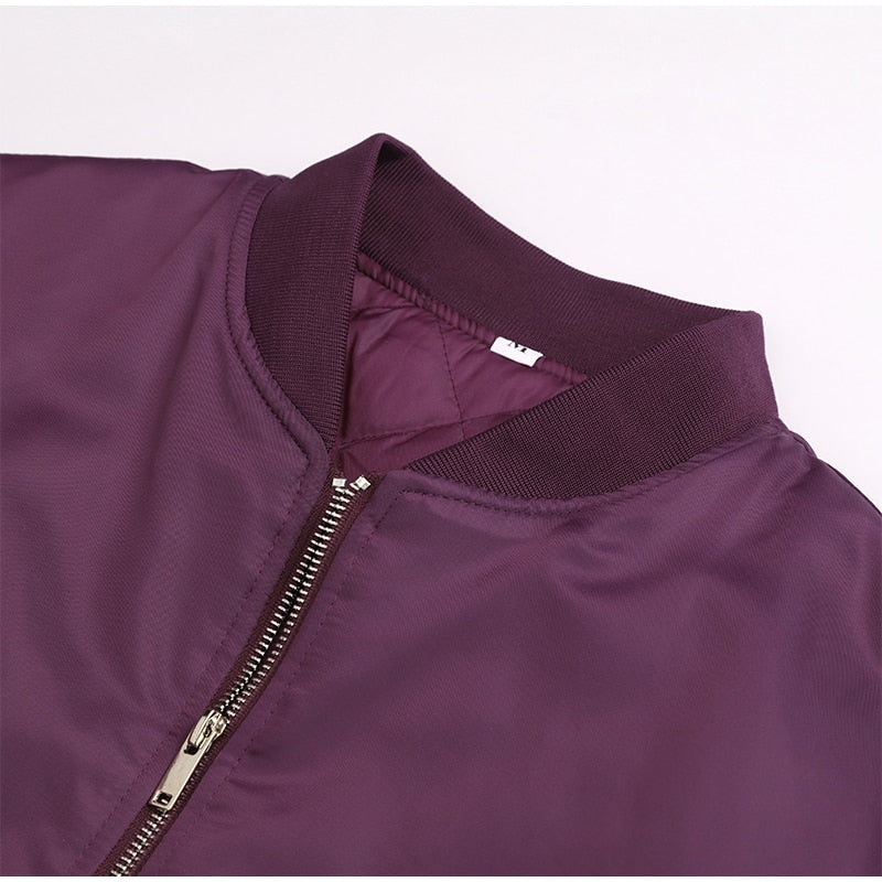 Solid Pocket Bomber Jacket - Camila - Image 14