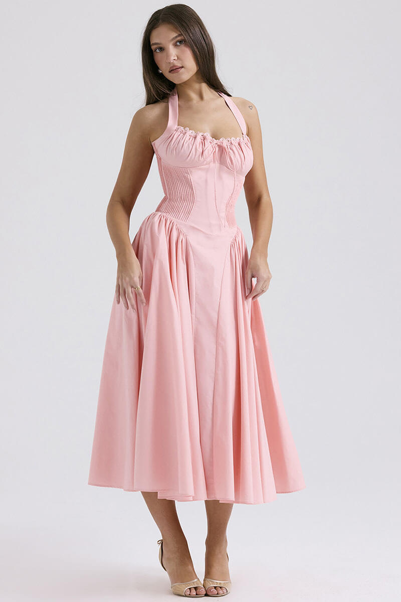 A Line Pleated Dress - Lily - Image 18