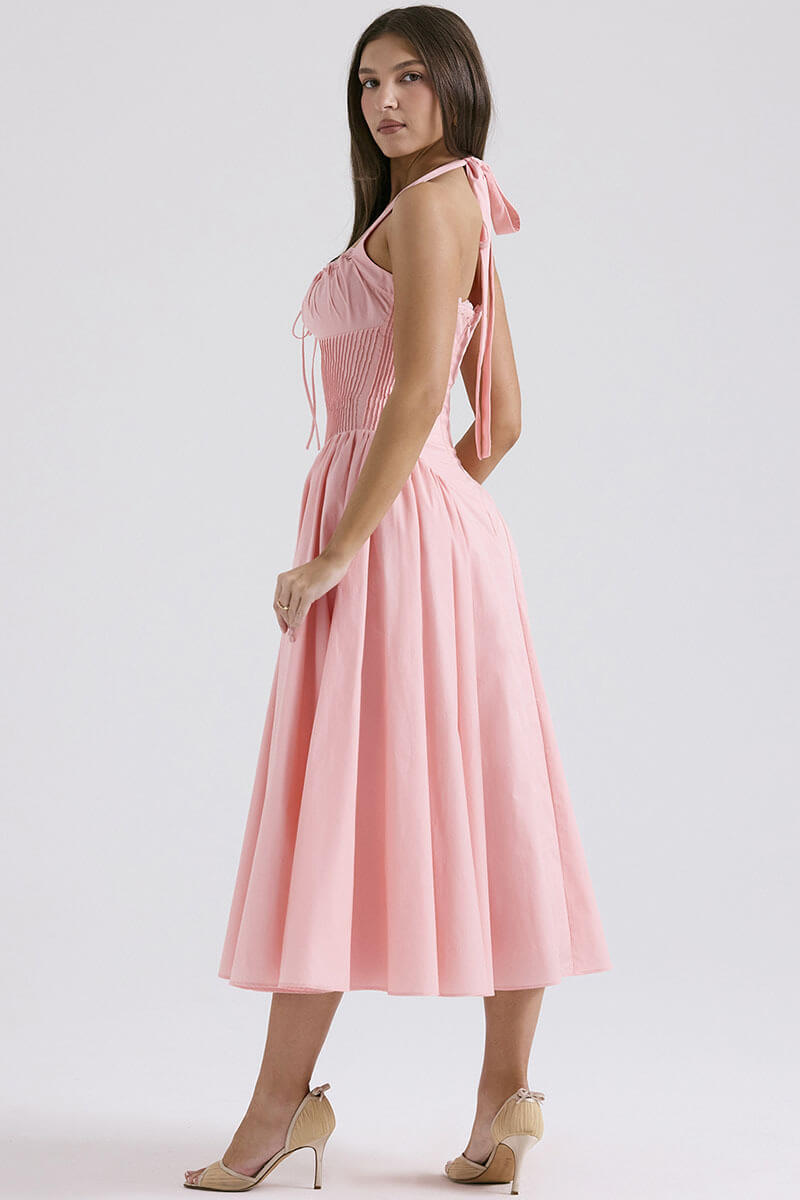 A Line Pleated Dress - Lily - Image 11