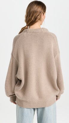 Loose O Neck Knit Sweater - Linda - Image 5