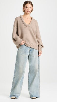 Loose O Neck Knit Sweater - Linda - Image 7